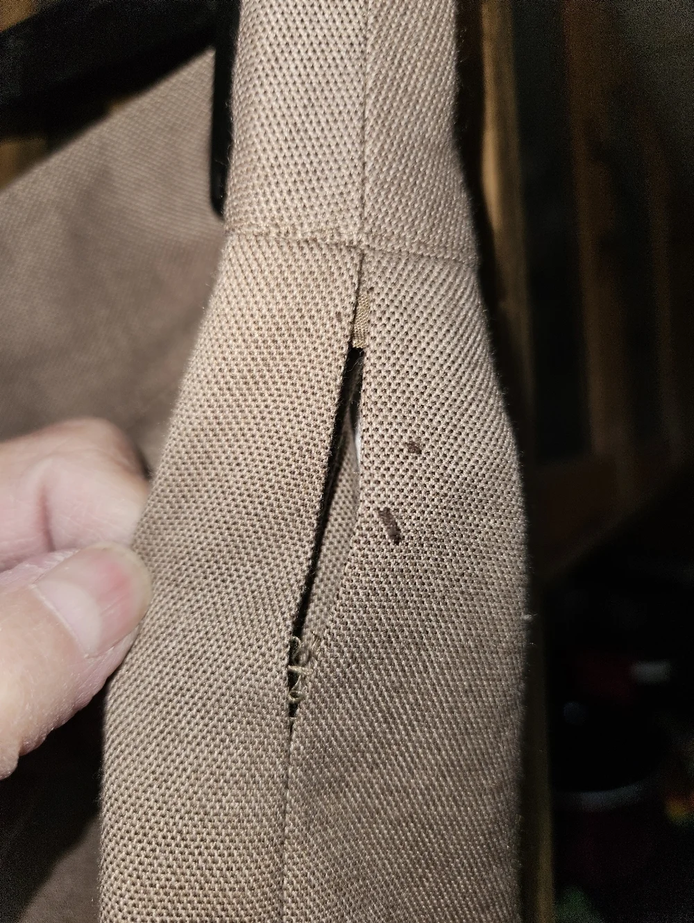 Anne Klein Sz 14W Beige/Taupe Stretch Dress Pants - Picture 3 of 3